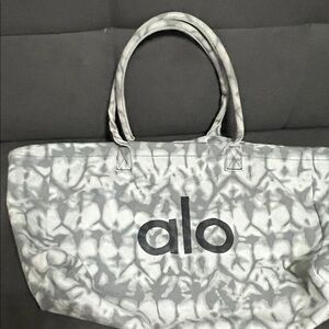 ALO Yoga Marble Pattern Tote Bag